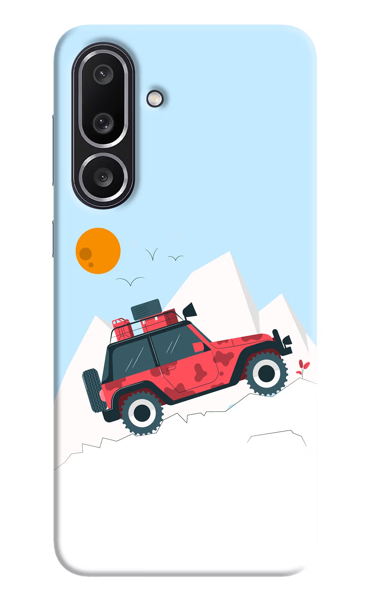 Mountain Trail Beast Samsung M56 5G Hard Case Back Cover by Casekaro