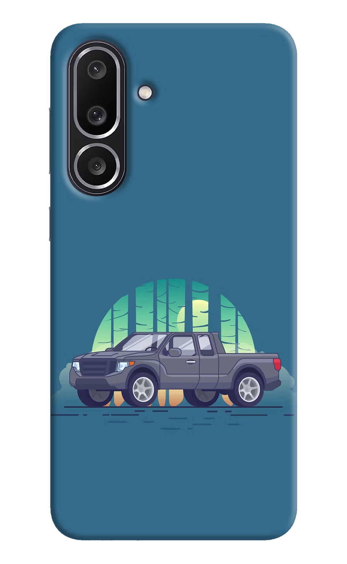 Retro Garage Vibe Samsung M56 5G Hard Case Back Cover by Casekaro