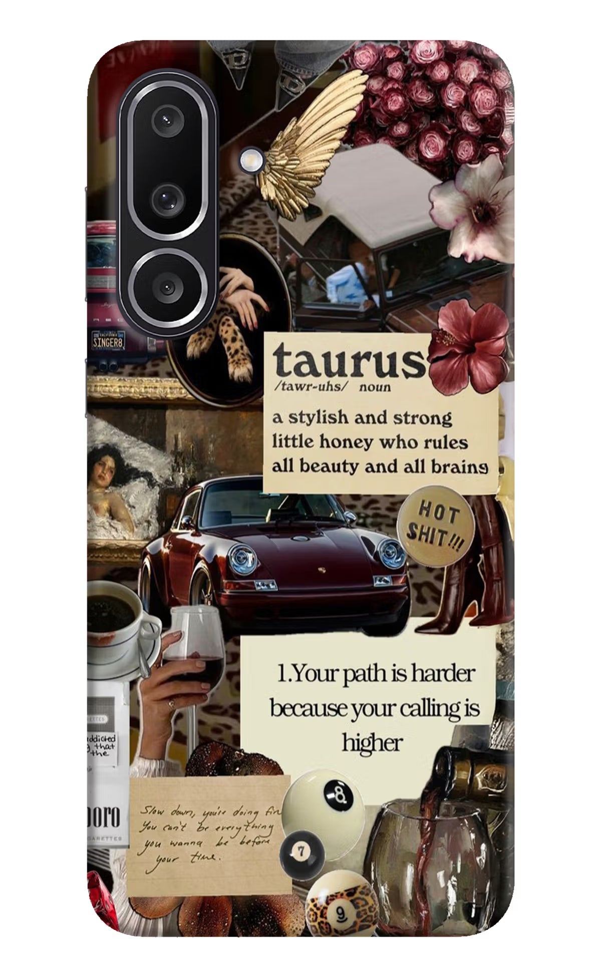 Taurus Zodiac Samsung M56 5G Hard Case Back Cover by Casekaro