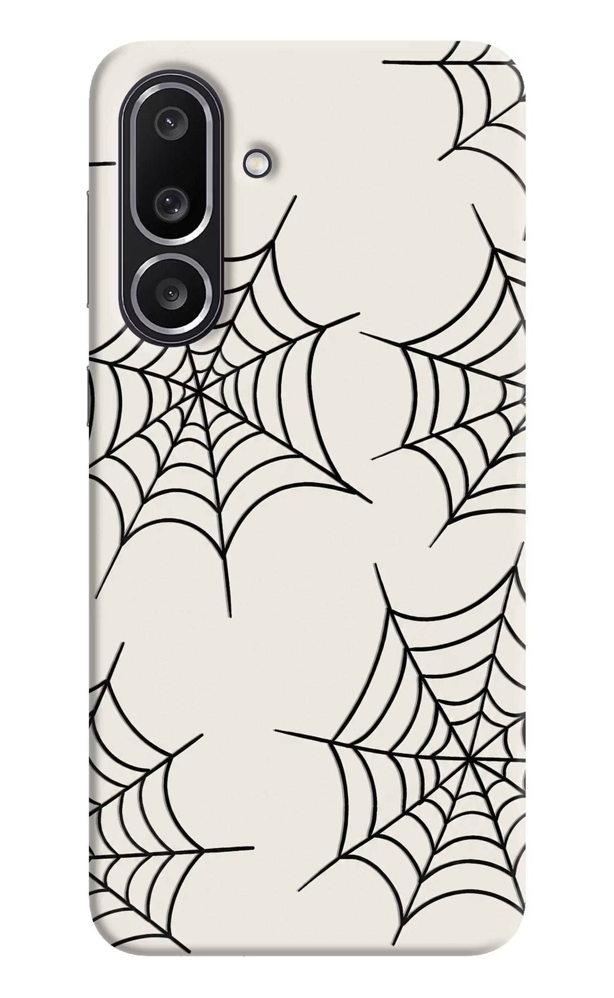 Spider Web Samsung M56 5G Hard Case Back Cover by Casekaro