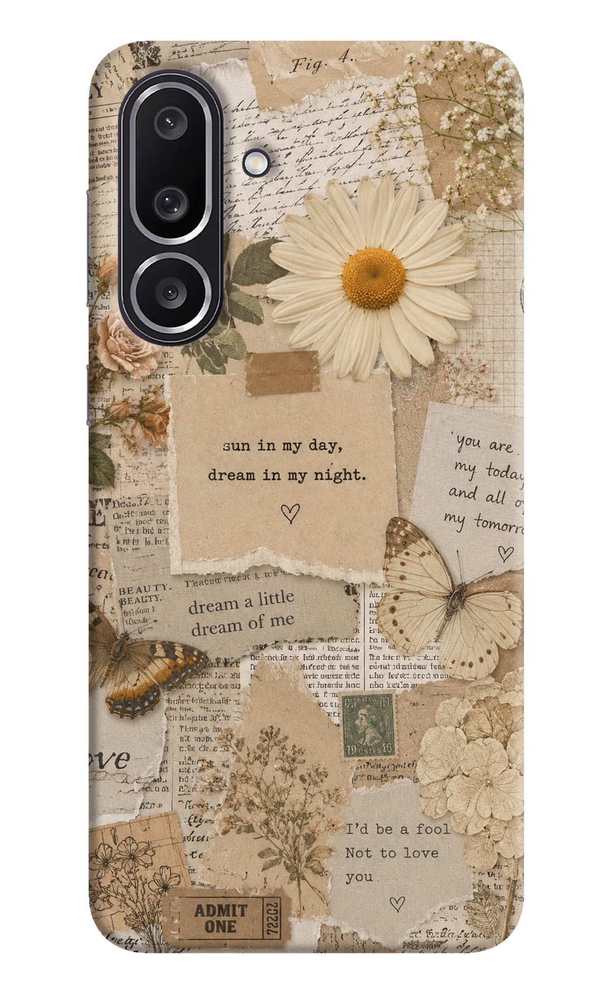 Vintage case Samsung M56 5G Back Cover