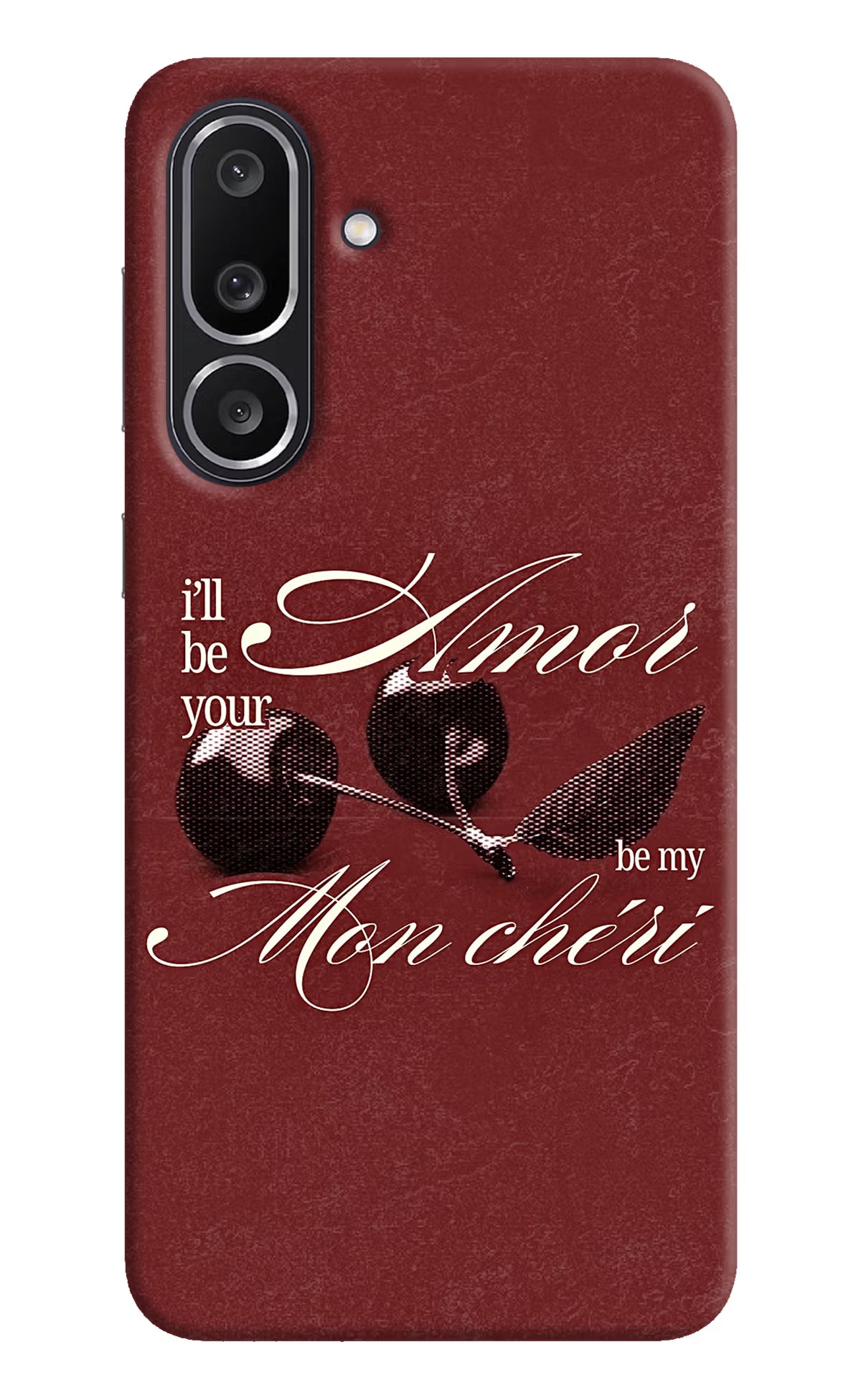 Velvet Cherry Samsung M56 5G Back Cover