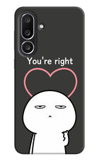 You're Right Samsung M56 5G Hard Case Back Cover by Casekaro