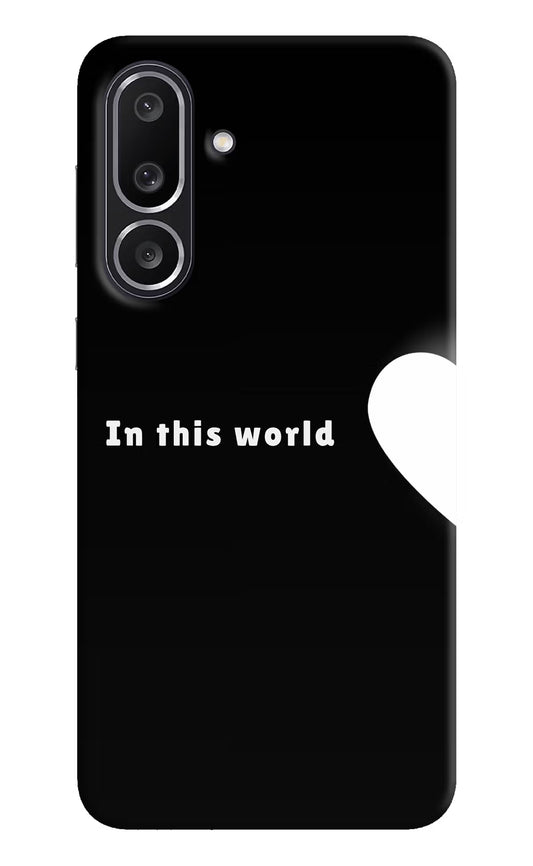 This World Samsung M56 5G Hard Case Back Cover by Casekaro