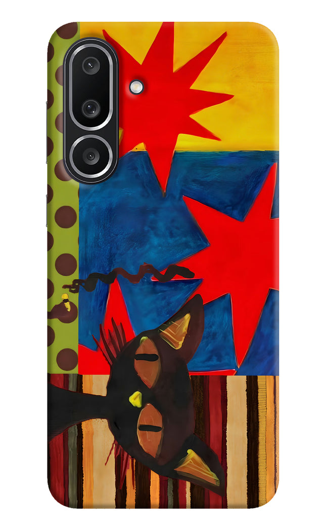 Pop Cat Samsung M56 5G Hard Case Back Cover by Casekaro