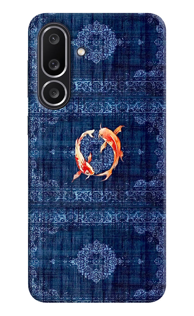Koi Blue Samsung M56 5G Hard Case Back Cover by Casekaro