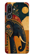 Royal Elephant Samsung M56 5G Hard Case Back Cover by Casekaro