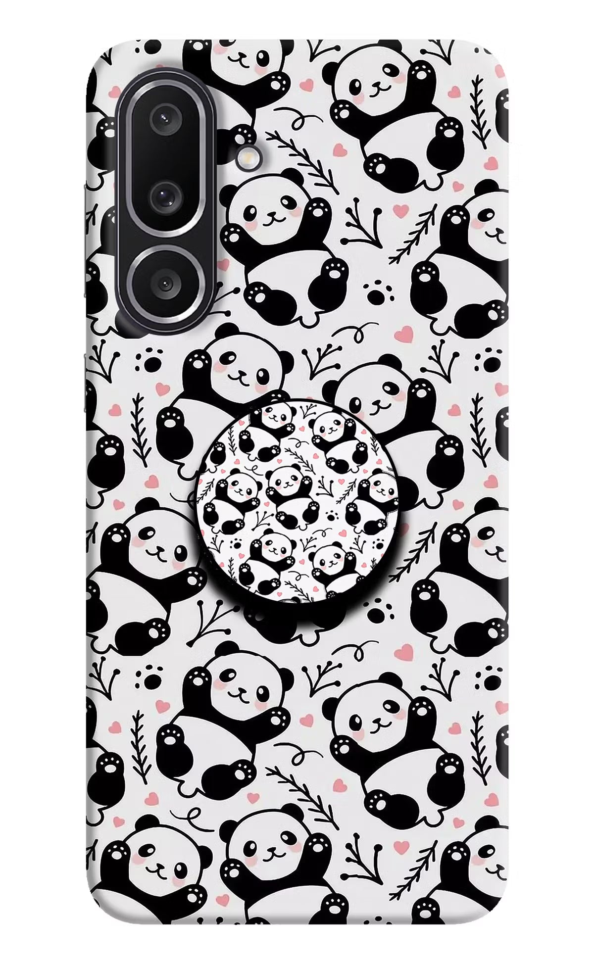 Cute Panda Samsung M56 5G Pop Case by Casekaro