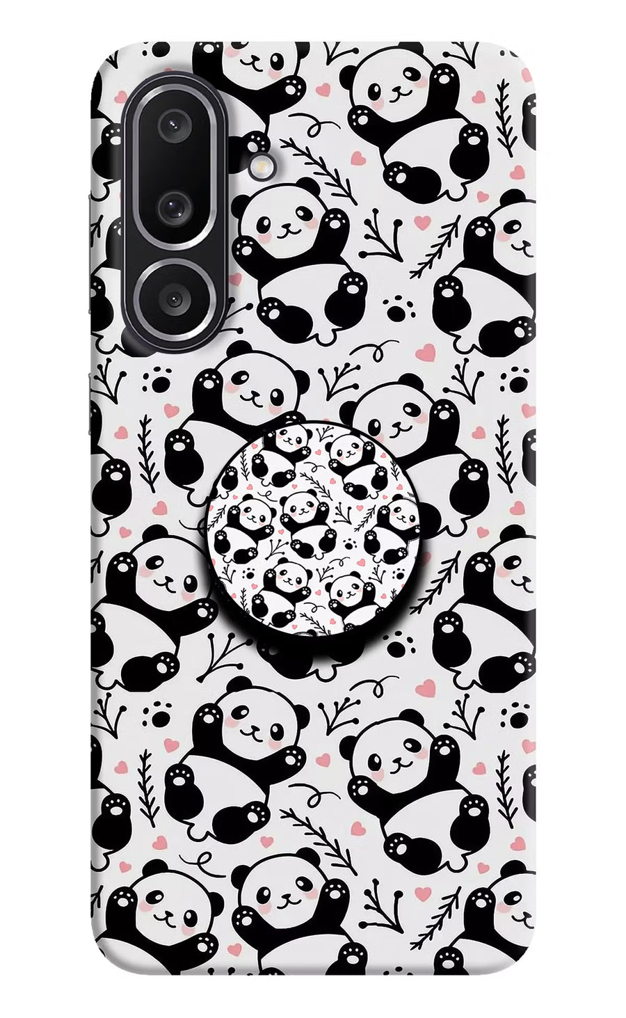 Cute Panda Samsung M56 5G Pop Case, Hard case