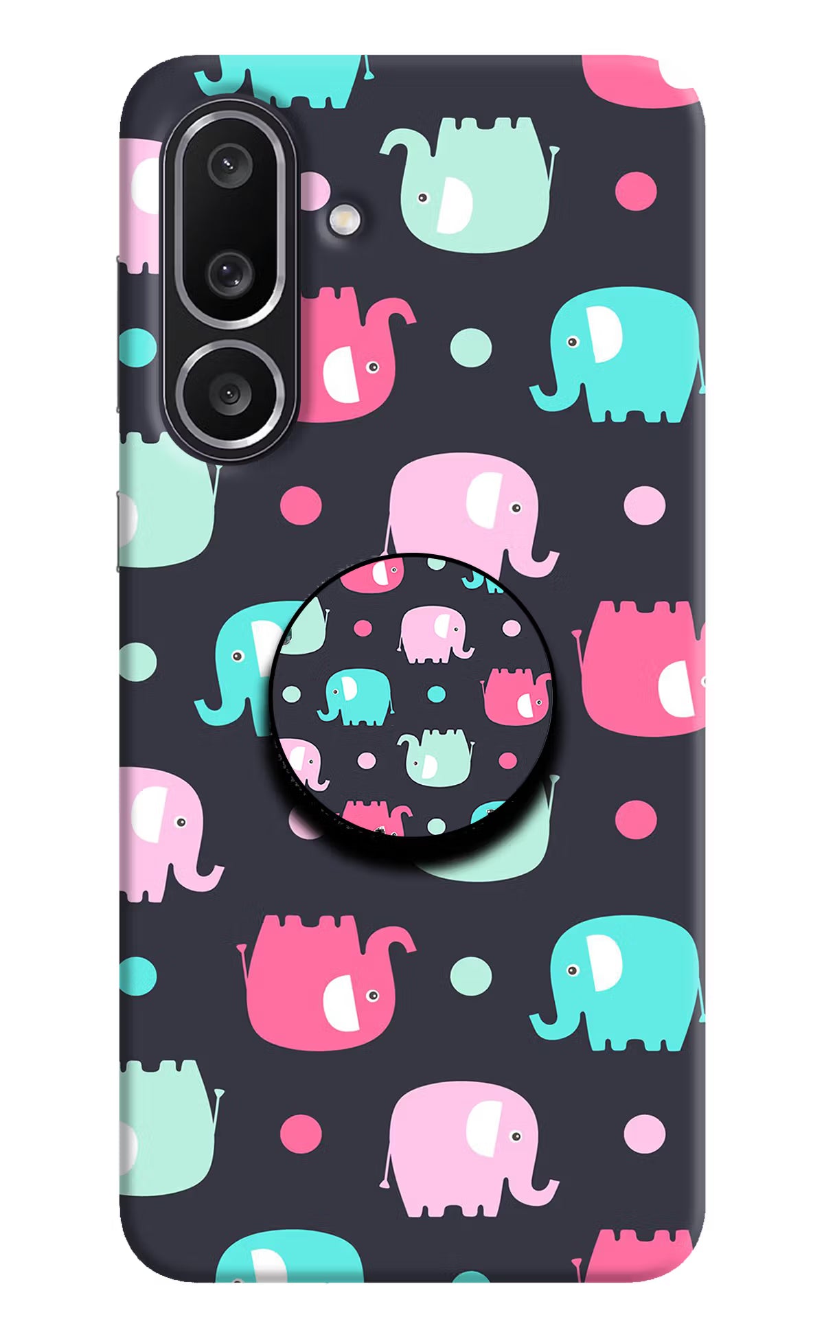 Baby Elephants Samsung M56 5G Pop Case by Casekaro