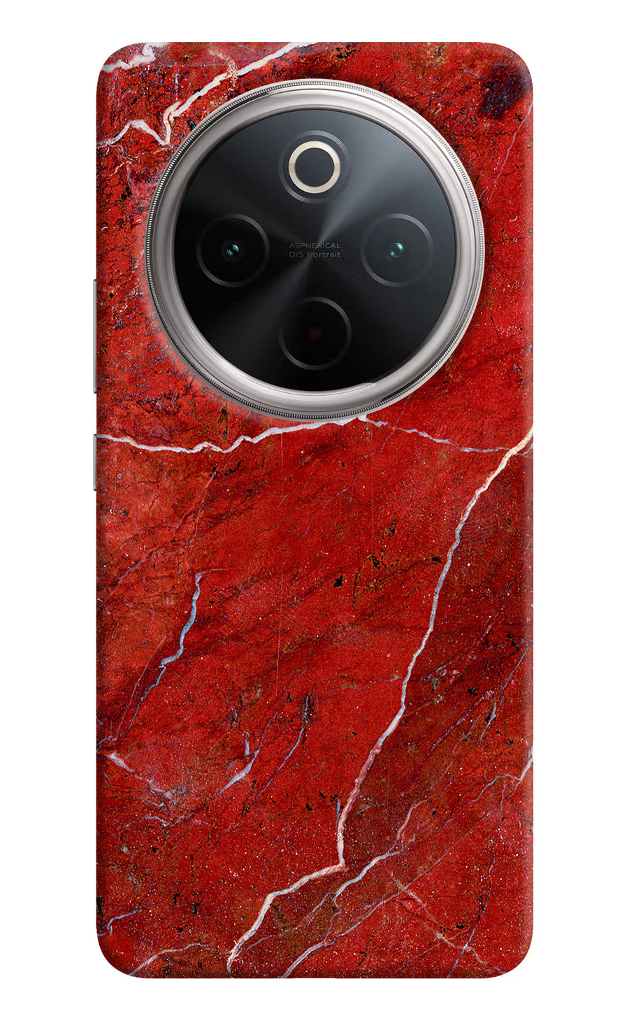 Red Marble Design Vivo T4 5G Back Cover, Hard case