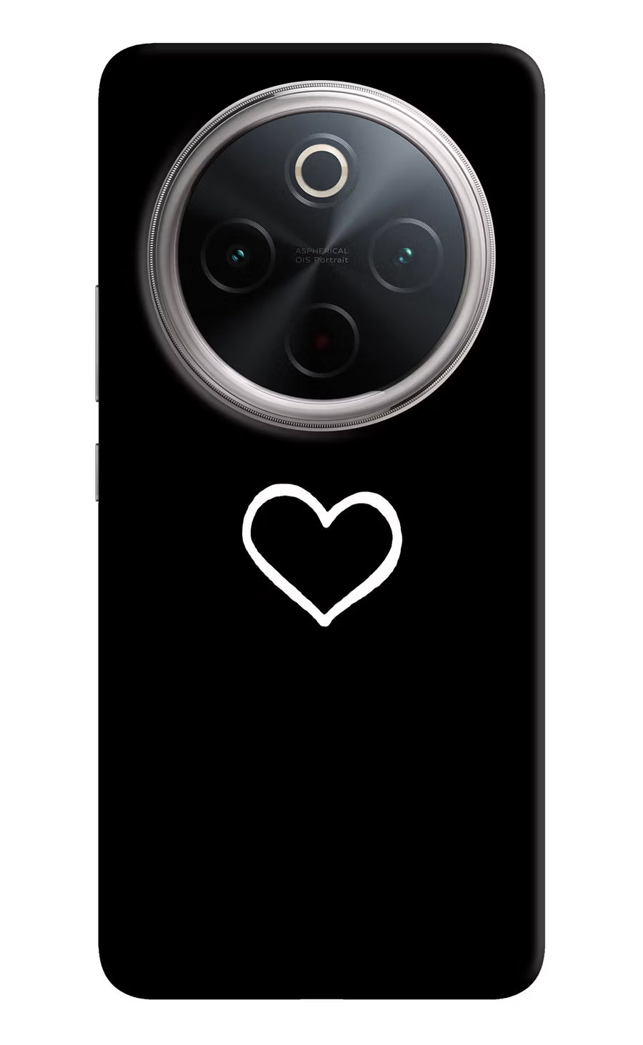 Heart Vivo T4 5G Back Cover, Hard case