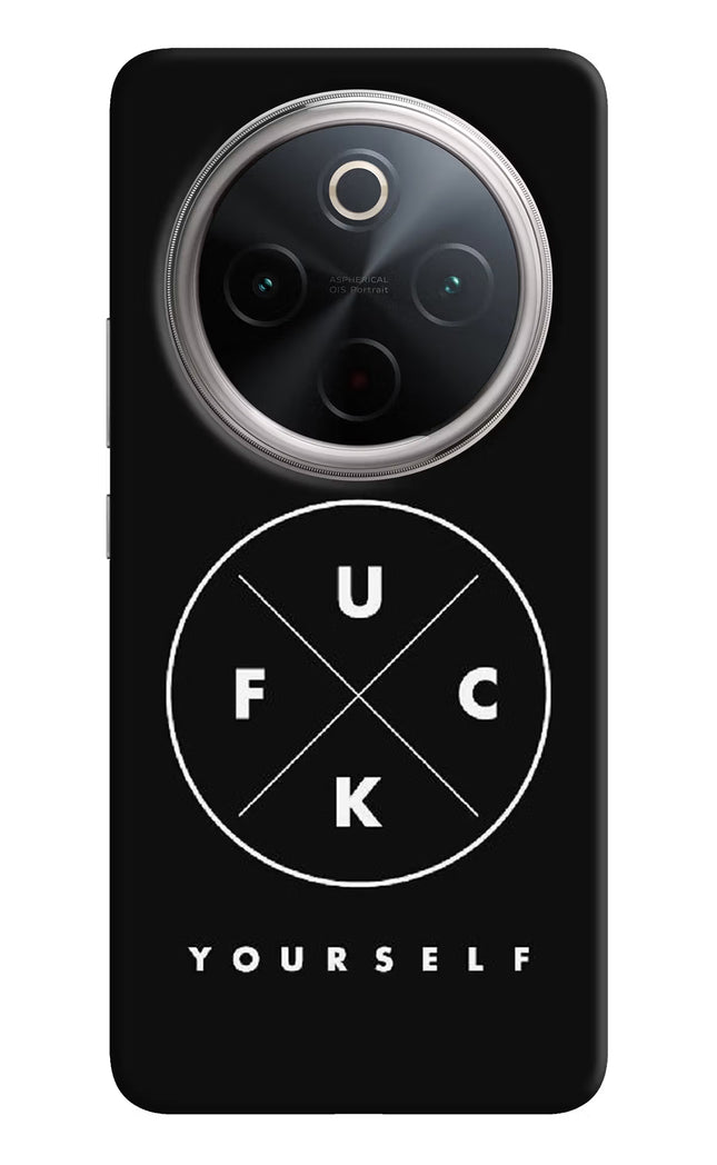 Go Fuck Yourself Vivo T4 5G Hard Case Back Cover by Casekaro