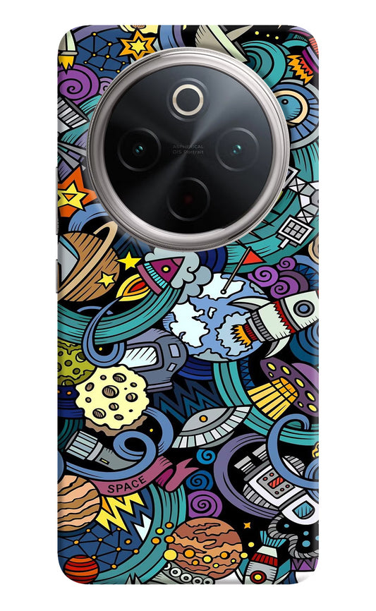 Space Abstract Vivo T4 5G Hard Case Back Cover by Casekaro