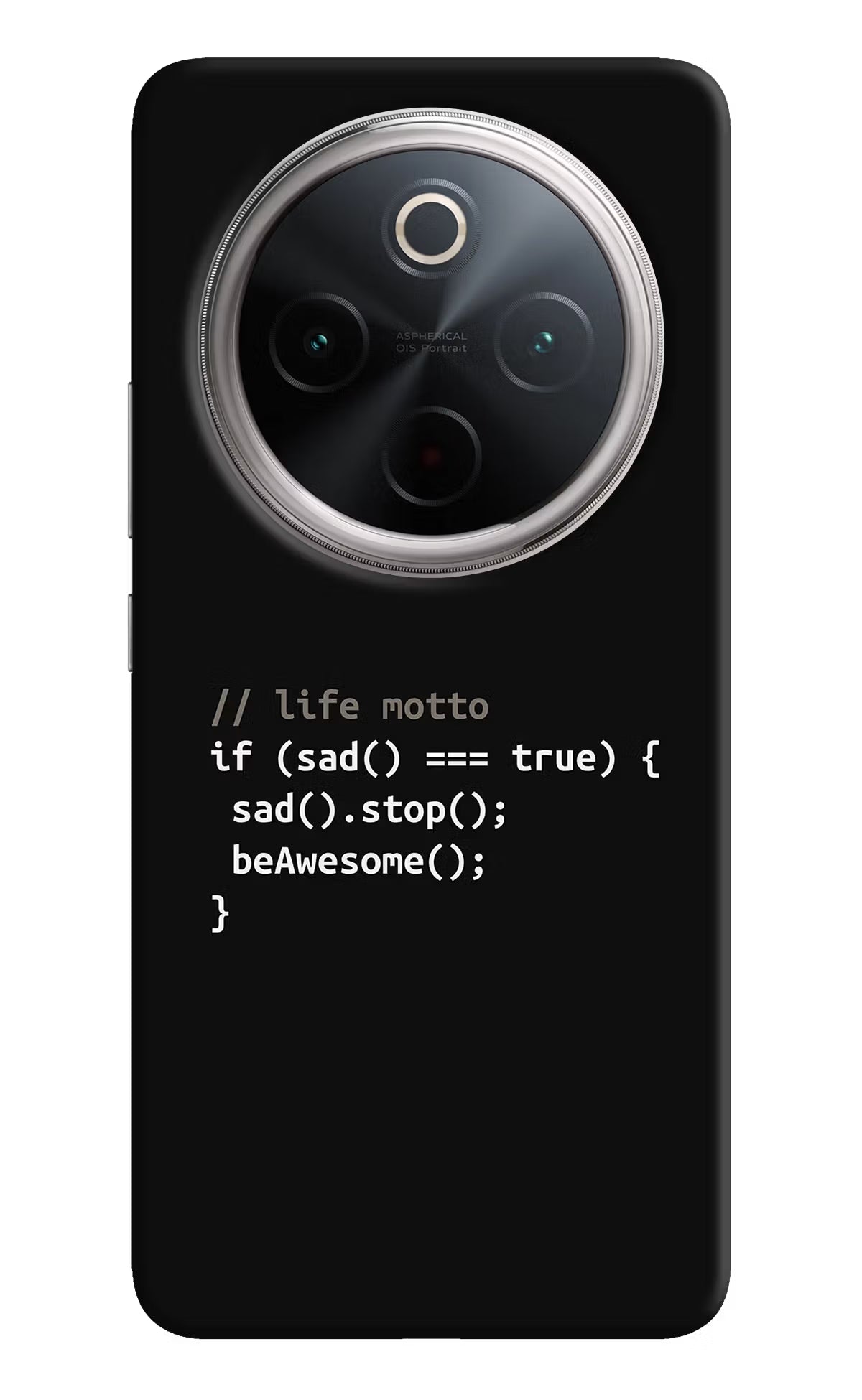 Life Motto Code Vivo T4 5G Hard Case Back Cover by Casekaro