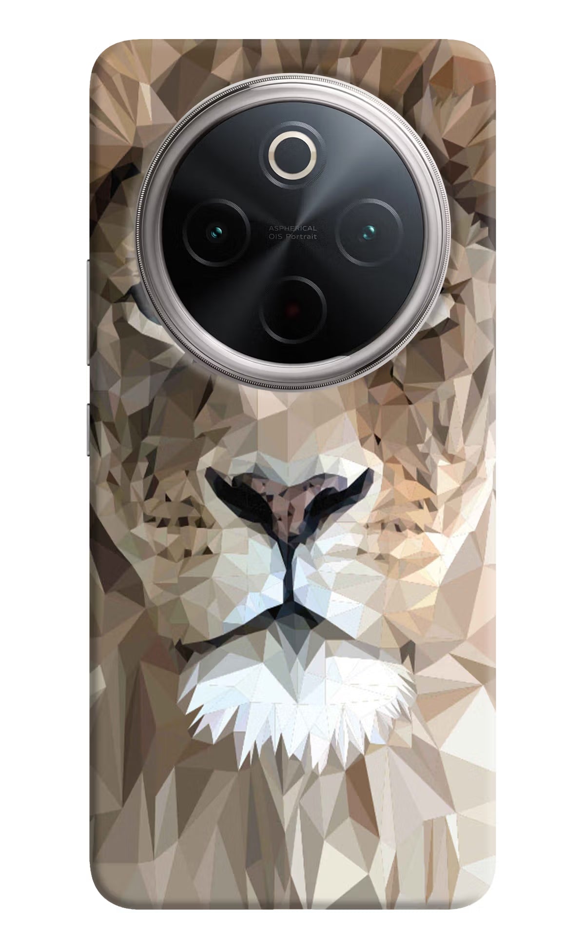 Lion Art Vivo T4 5G Hard Case Back Cover by Casekaro