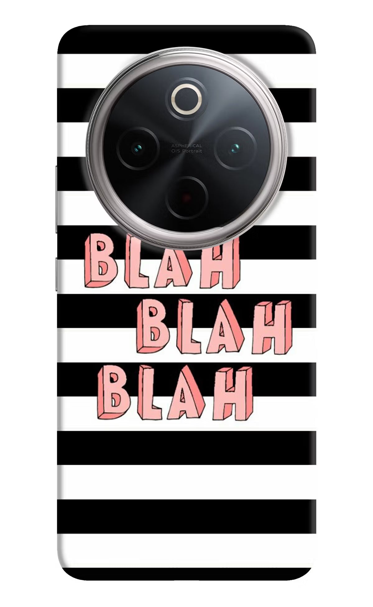 Blah Blah Blah Vivo T4 5G Hard Case Back Cover by Casekaro