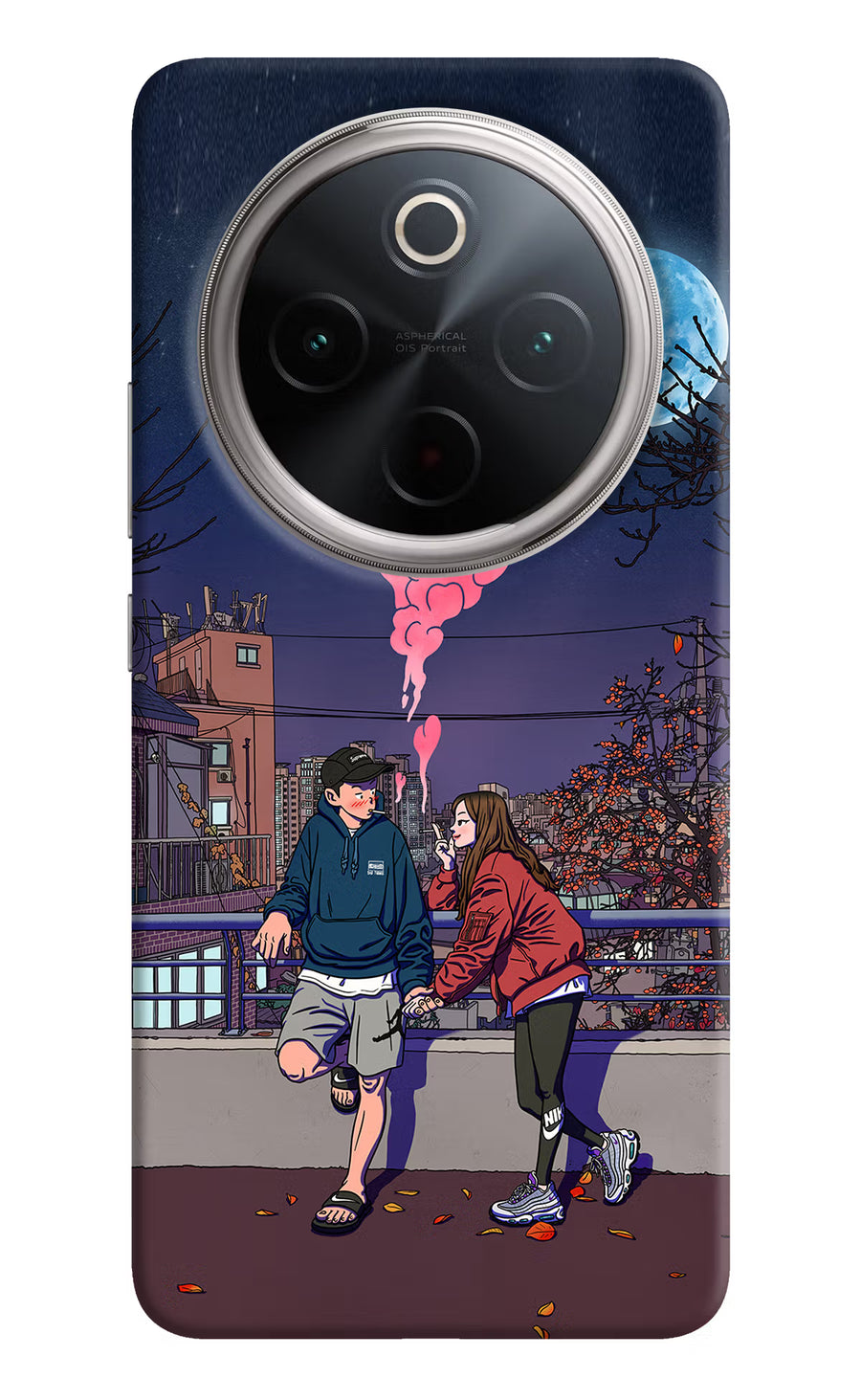 Chilling Couple Vivo T4 5G Back Cover, Hard case