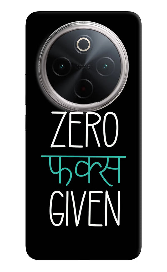 Zero Fucks Given Vivo T4 5G Hard Case Back Cover by Casekaro