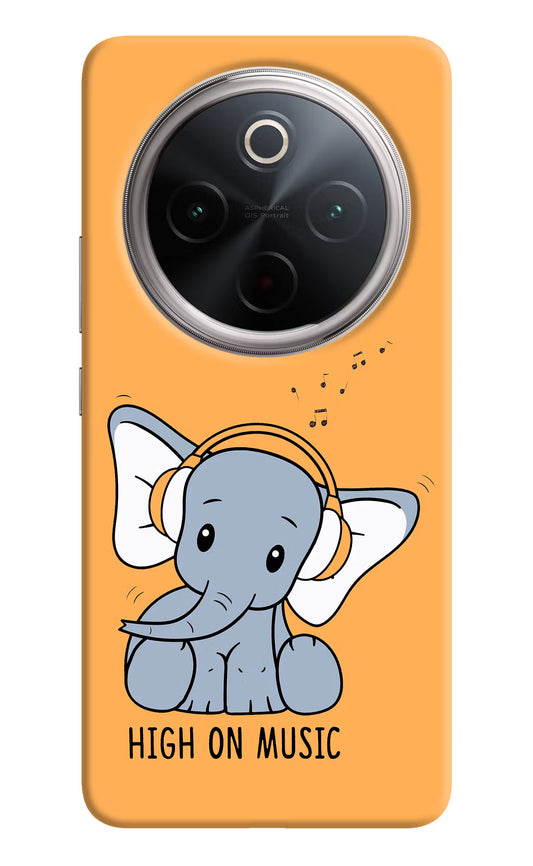 High On Music Vivo T4 5G Hard Case Back Cover by Casekaro