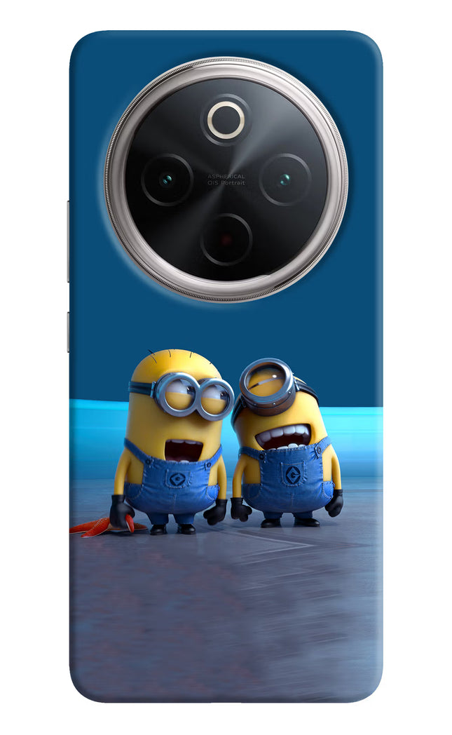 Minion Laughing Vivo T4 5G Hard Case Back Cover by Casekaro