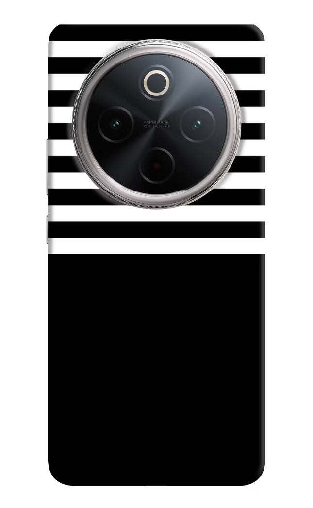Black and White Print Vivo T4 5G Hard Case Back Cover by Casekaro