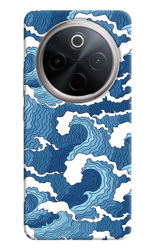 Blue Waves Vivo T4 5G Hard Case Back Cover by Casekaro