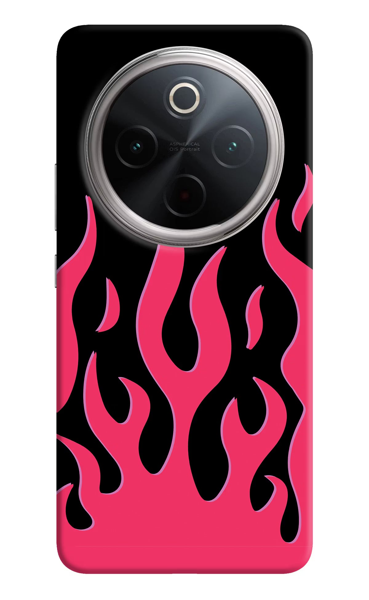 Fire Flames Vivo T4 5G Hard Case Back Cover by Casekaro