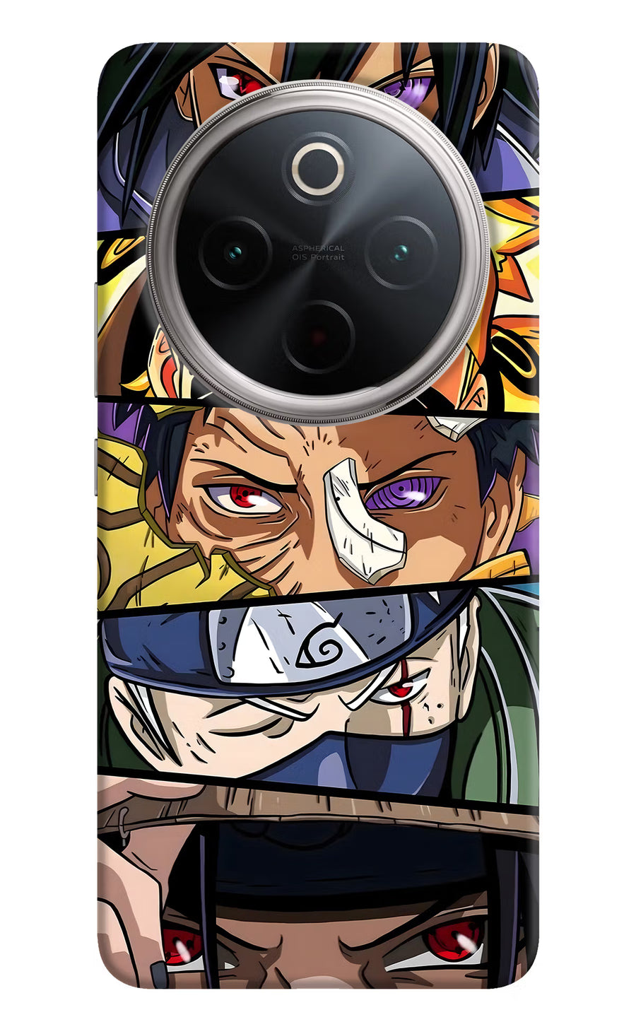 Naruto Character Vivo T4 5G Back Cover, Hard case