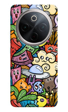 Veggie Doodle Vivo T4 5G Hard Case Back Cover by Casekaro