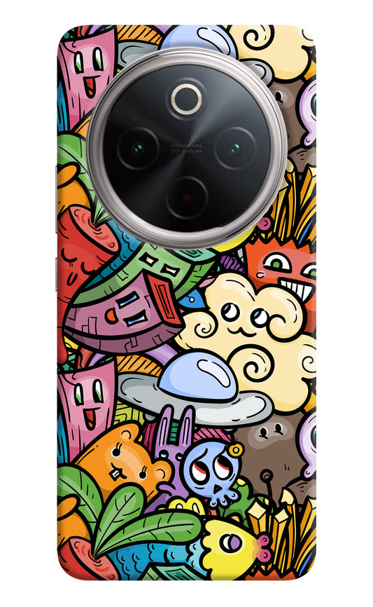 Veggie Doodle Vivo T4 5G Hard Case Back Cover by Casekaro