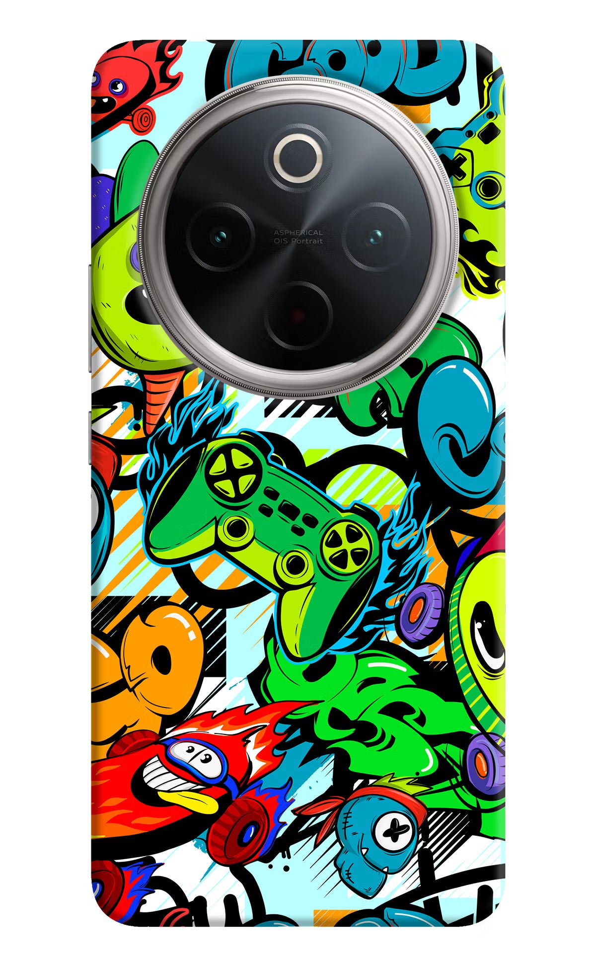 Game Doodle Vivo T4 5G Hard Case Back Cover by Casekaro