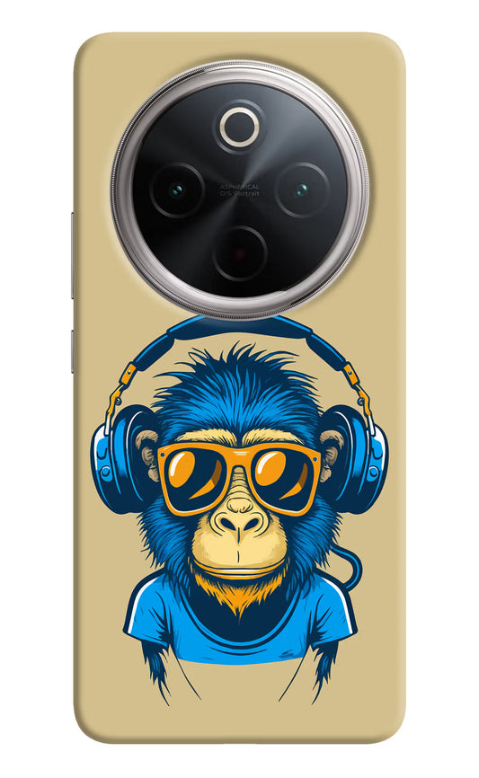 Monkey Headphone Vivo T4 5G Hard Case Back Cover by Casekaro