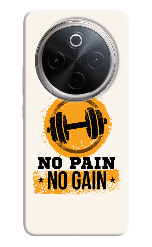 No Pain No Gain Vivo T4 5G Hard Case Back Cover by Casekaro