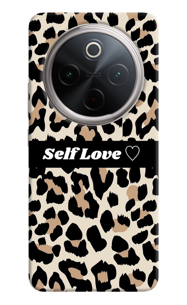 Leopard Print Self Love Vivo T4 5G Hard Case Back Cover by Casekaro