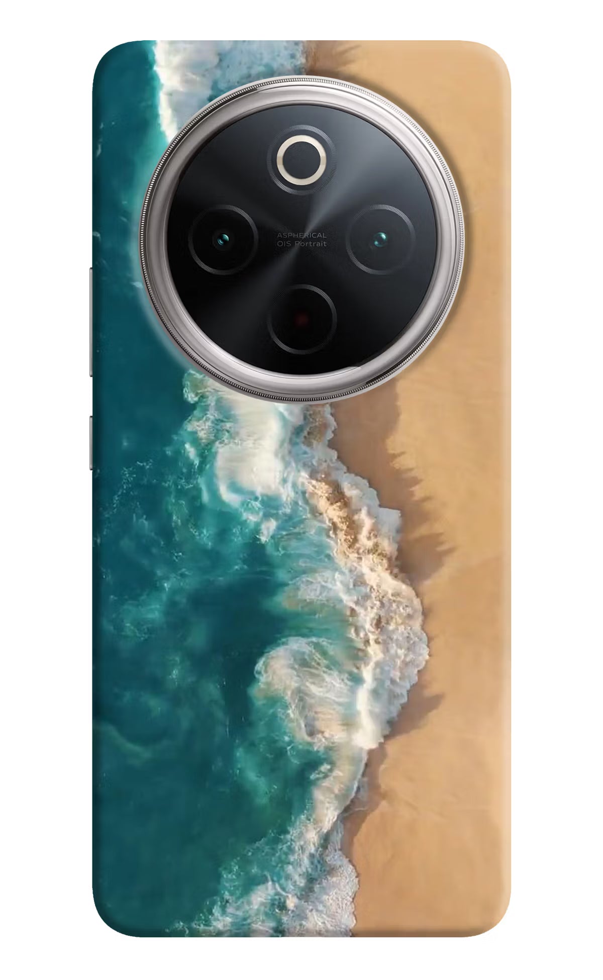 Ocean Beach Vivo T4 5G Hard Case Back Cover by Casekaro