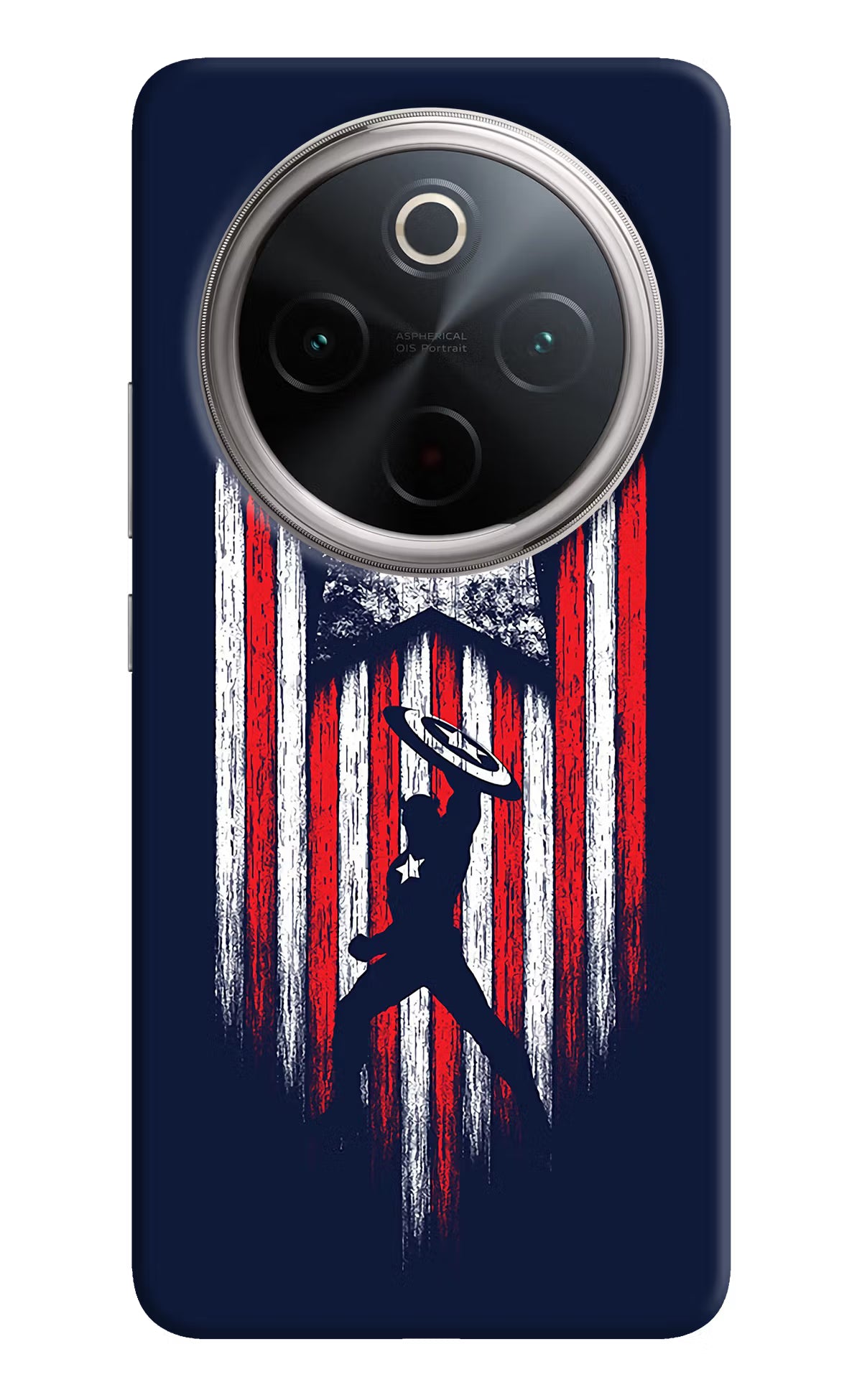 Captain America Marvel Art Vivo T4 5G Hard Case Back Cover by Casekaro