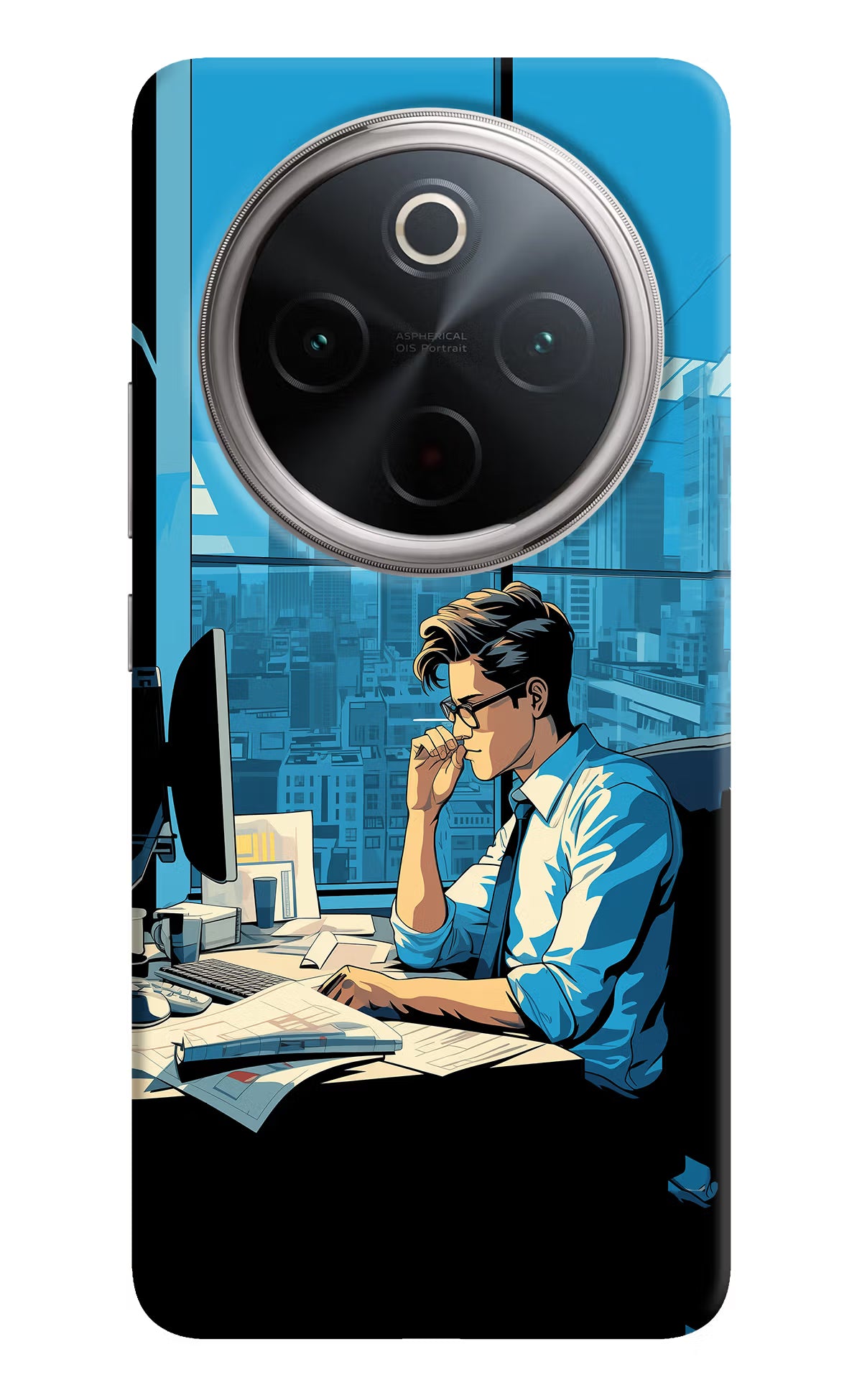 Focused Hustler (AI Generated) Vivo T4 5G Hard Case Back Cover by Casekaro