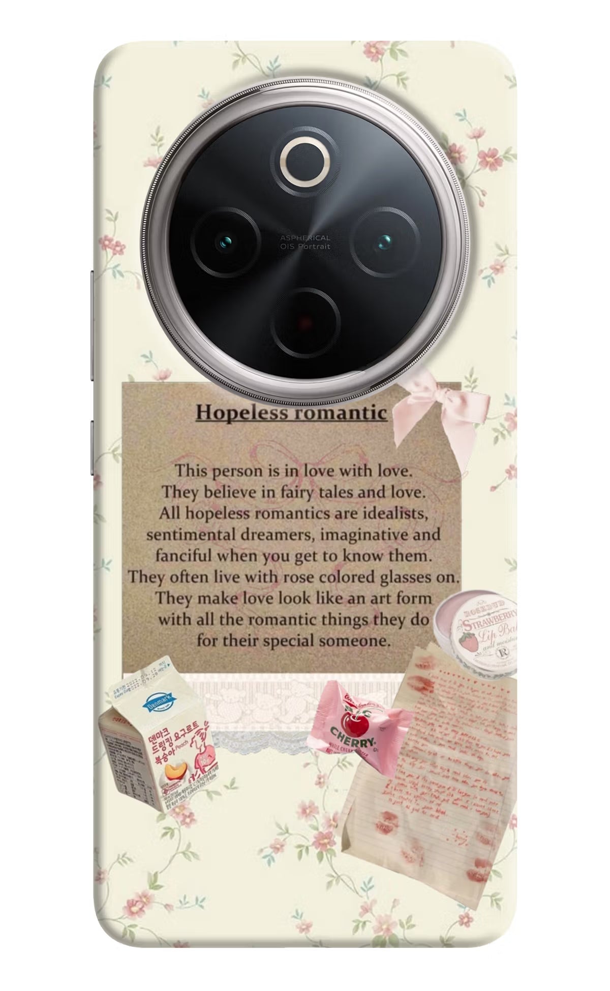 Hopeless Romantic Vivo T4 5G Hard Case Back Cover by Casekaro