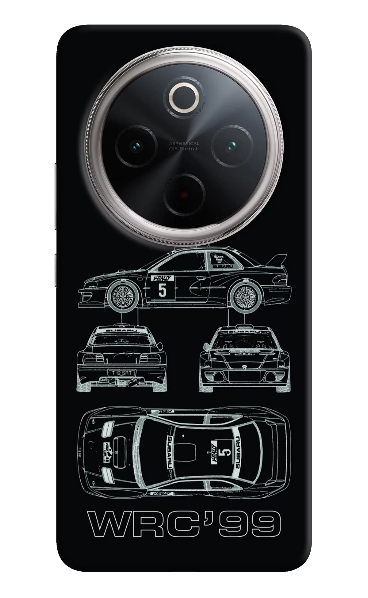 WRC'99 Vivo T4 5G Hard Case Back Cover by Casekaro