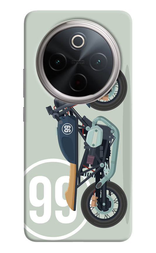 Classic Cafe Racer 99 Vivo T4 5G Hard Case Back Cover by Casekaro
