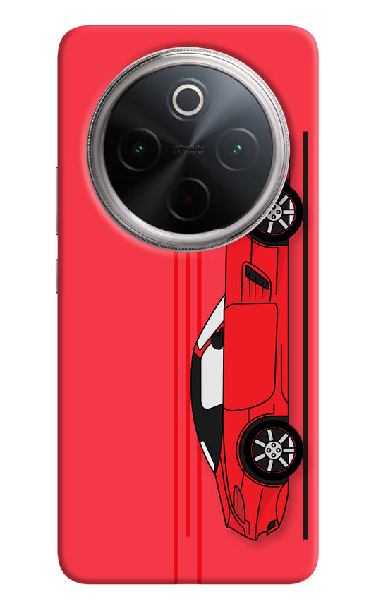 Red Velocity Vivo T4 5G Hard Case Back Cover by Casekaro