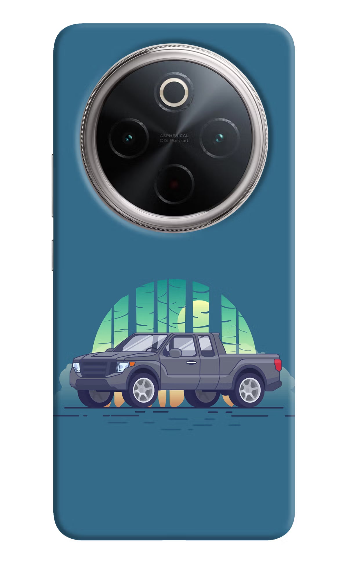 Retro Garage Vibe Vivo T4 5G Hard Case Back Cover by Casekaro