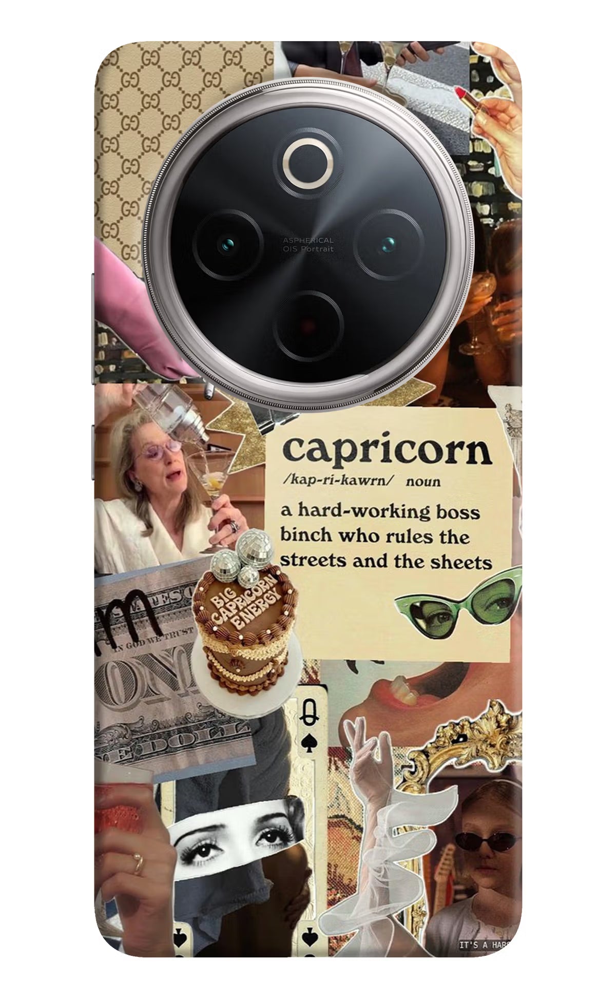 Capricorn Zodiac Vivo T4 5G Hard Case Back Cover by Casekaro
