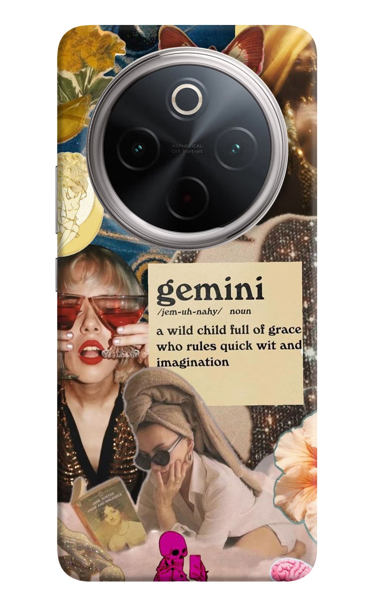 Gemini Zodiac Vivo T4 5G Hard Case Back Cover by Casekaro