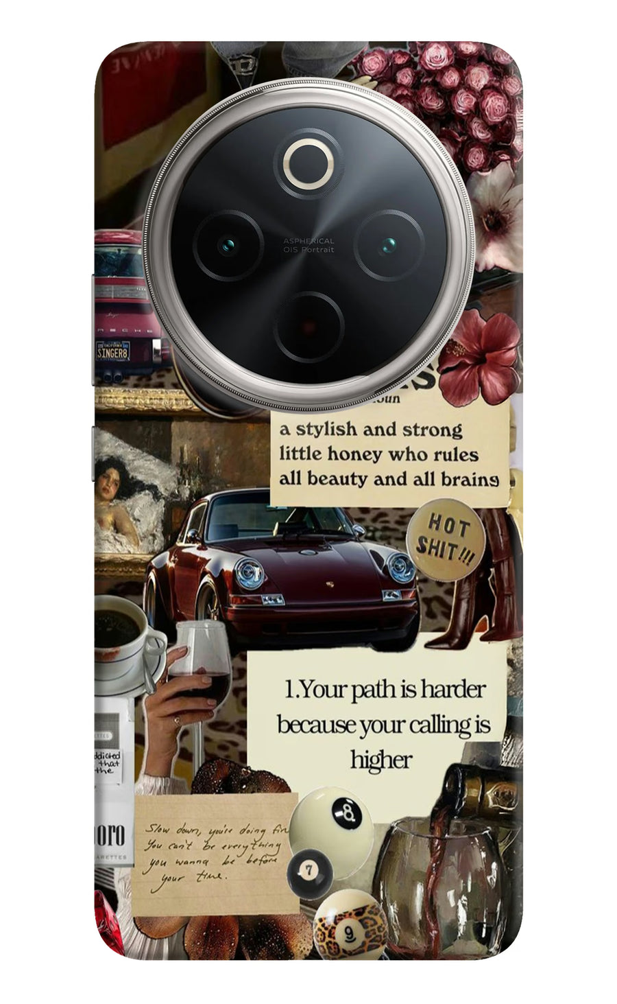 Taurus Zodiac Vivo T4 5G Back Cover, Hard case