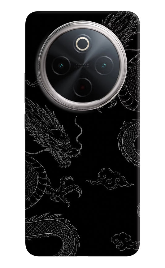 Twin Dragons Vivo T4 5G Hard Case Back Cover by Casekaro