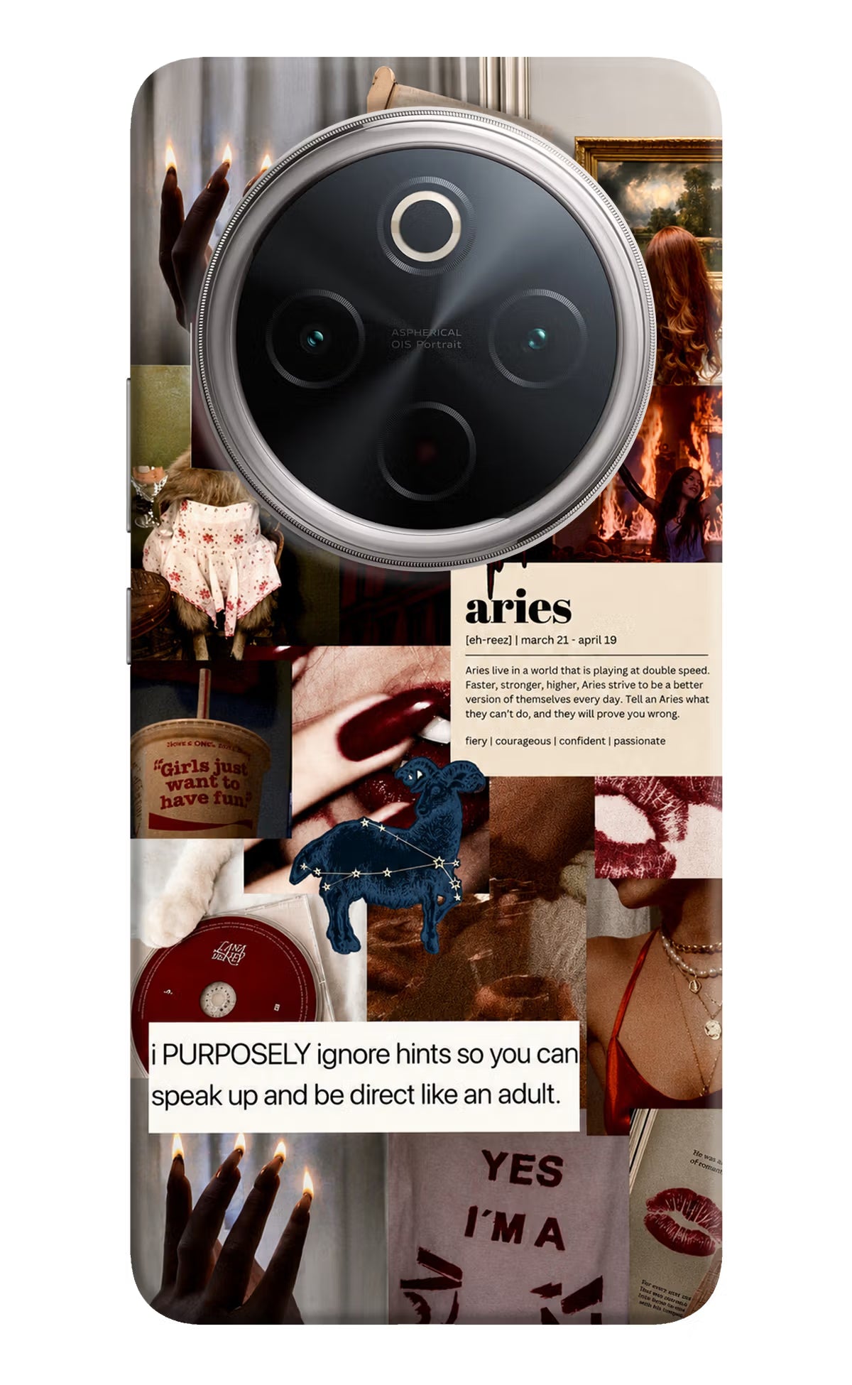 Zodiac Aries Vivo T4 5G Back Cover