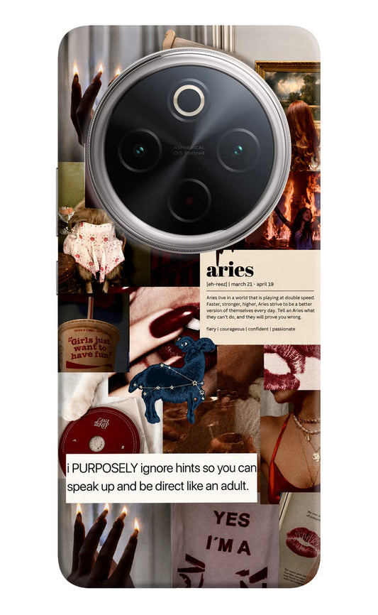Zodiac Aries Vivo T4 5G Hard Case Back Cover by Casekaro