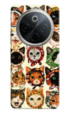 Cool Cat Vivo T4 5G Hard Case Back Cover by Casekaro